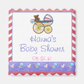 Salmon Swirl Baby Stuff Magnet (Vorne)