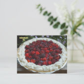 Salmonberry Pie Foto Postkarte (Stehend Vorderseite)