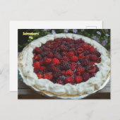 Salmonberry Pie Foto Postkarte (Vorne/Hinten)
