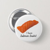 salmonsushi, I Liebe, Lachs Sushi! Button (Vorne & Hinten)
