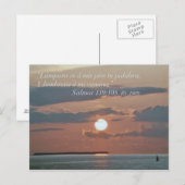 Salmos 119-105 postkarte (Vorne/Hinten)