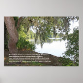 Salmos 1:1-3 (Kartell in Rio y Arbol Horizontal) Poster (Vorne)