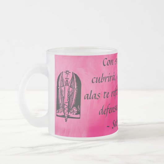 Salmos 91:4-Tasse Mattglastasse (Links)