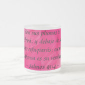 Salmos 91:4-Tasse Mattglastasse (Mittel)