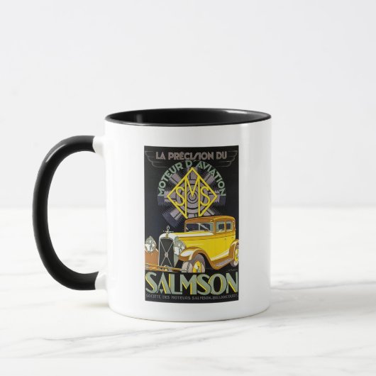 Salmson Autombiles - Moteur D Luftfahrt Tasse (Links)