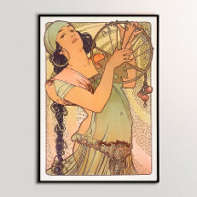 Salomé (1897) von Alphonse Mucha Durch eine Mauer 