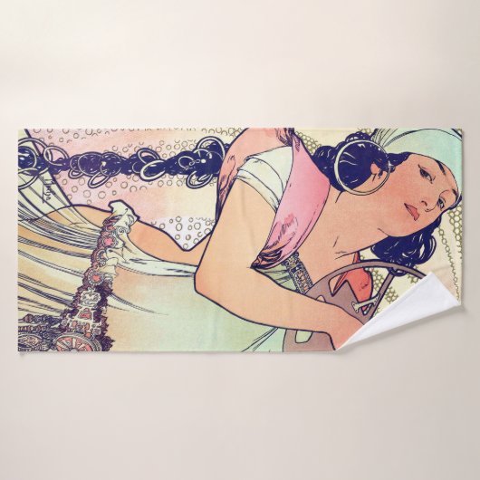 Salome, Alphonse Mucha Badehandtuch (Badehandtuch)