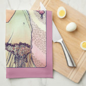 Salome, Alphonse Mucha Geschirrtuch (Viertel Falte)