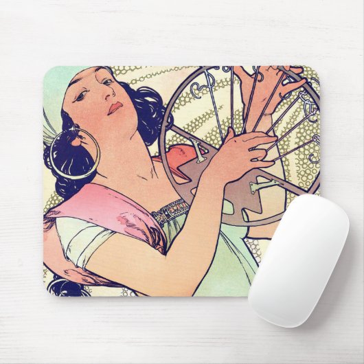 Salome, Alphonse Mucha Mousepad (Mit Mouse)