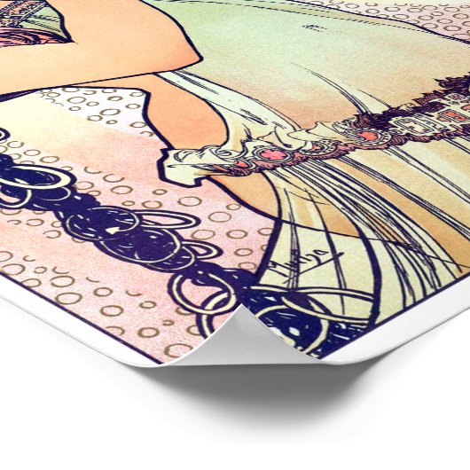 Salome, Alphonse Mucha Poster (Ecke)