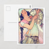 Salome, Alphonse Mucha Postkarte (Vorne/Hinten)