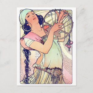 Salome, Alphonse Mucha Postkarte