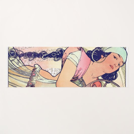 Salome, Alphonse Mucha Yogamatte (Vorderseite (Horizontal))