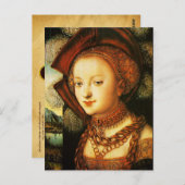 SALOME/ANTIQUE FASHION JEWELRY UND COSTUME POSTKARTE (Vorne/Hinten)