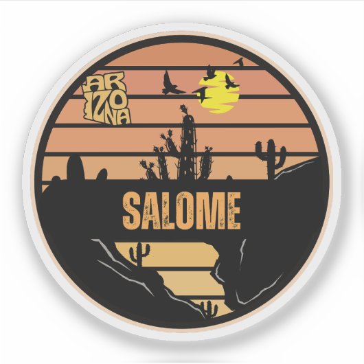 Salome, Arizona Aufkleber (Vorderseite)