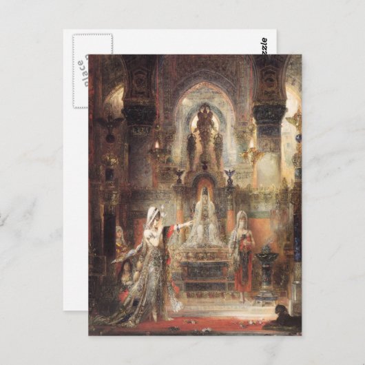 Salome Dancing Before Herod Postkarte (Vorne/Hinten)