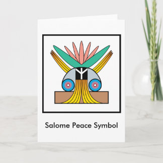 Salome Friedenssymbol Karte