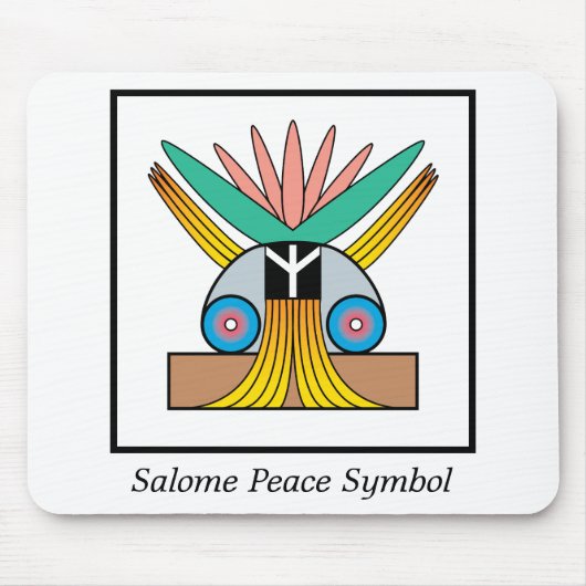Salome Friedenssymbol Mousepad (Vorne)