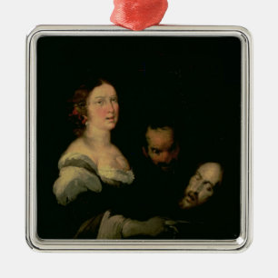 Salome mit dem Kopf von Johannes der Baptist Ornament Aus Metall