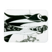 Salome mit ihrer Mutter, Herodias, 1894 (litho) (b Magnet (Horizontal)