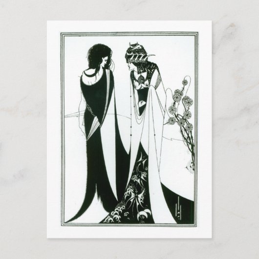 Salome mit ihrer Mutter, Herodias, 1894 (litho) (b Postkarte (Vorderseite)