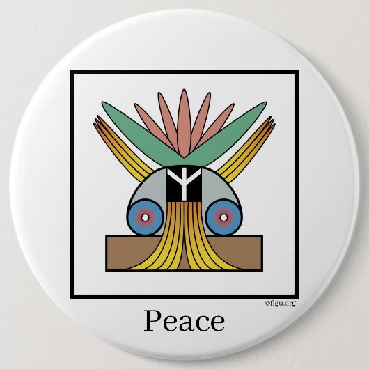 Salome Peace Button (Vorderseite)