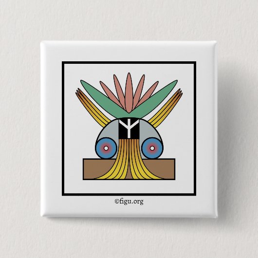 Salome Peace Symbol BUTTON (Vorderseite)