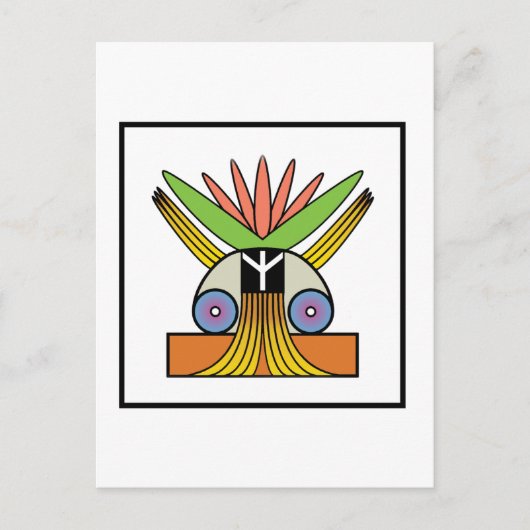 Salome Peace Symbol Postkarte (Vorderseite)