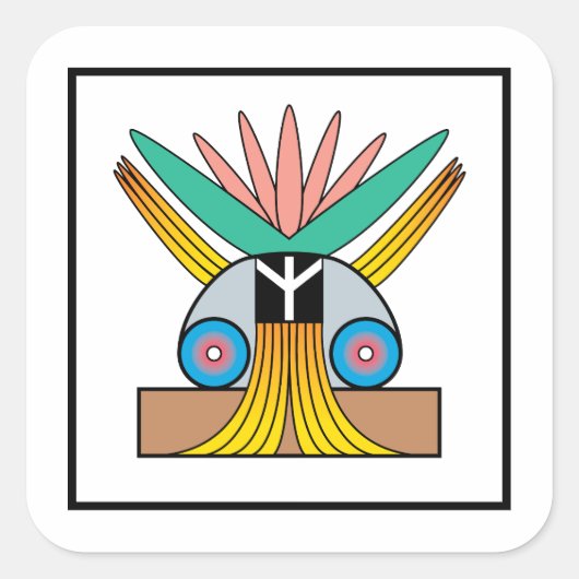 Salome Peace Symbol Sticker (Vorderseite)