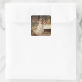 Salome tanzen am Fest der Herde Quadratischer Aufkleber (Tasche)