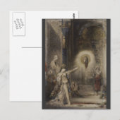Salome und Appartementsgustave Moreau Wasserfarbe Postkarte (Vorne/Hinten)