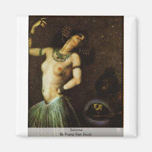 Salome von Franz Von Stuck Magnet (Vorne)