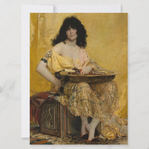 Salomé (Weibliches Porträt) (von Henri Regnault) Karte