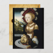 Salome with Head of John Baptist Postkarte (Vorne/Hinten)