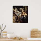 Salomon, der die Idole opfert Poster (Küche)