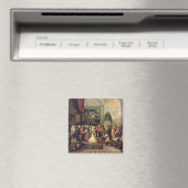 Salomon im Schatzamt des Tempels, 1633 Magnet (In Situ (Geschirrspüler))