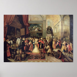 Salomon im Schatzamt des Tempels, 1633 Poster