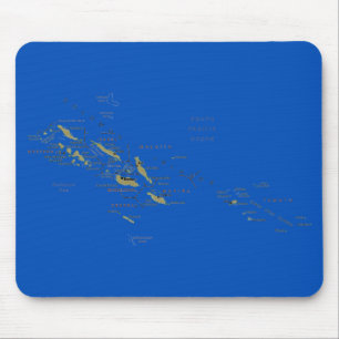 Salomon Islands Map Mousepad