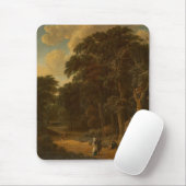 Salomon Rombouts - Waldlandschaft mit Wald... Mousepad (Mit Mouse)