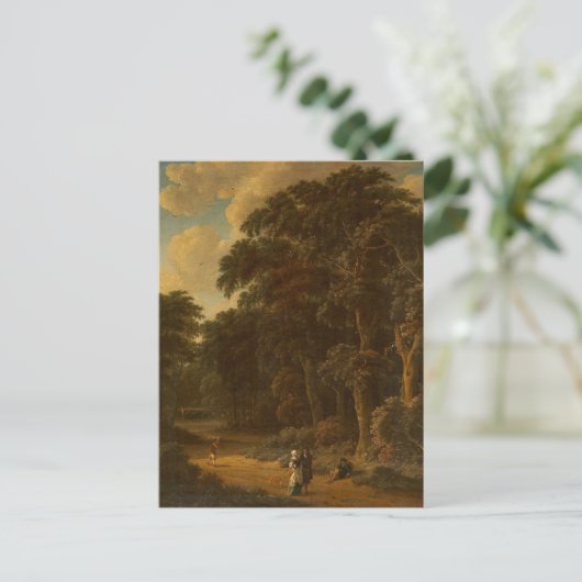 Salomon Rombouts - Waldlandschaft mit Wald... Postkarte (Stehend Vorderseite)