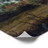 Salomon van Ruysdael A Country Road Poster (Ecke)