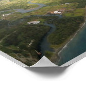Salomonen - Honiara - Luftbild - Poster (Ecke)