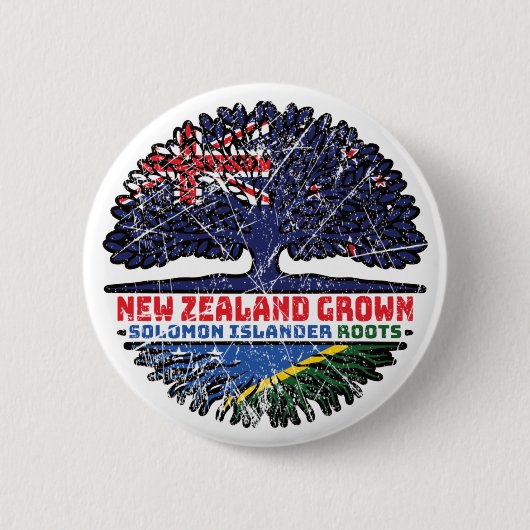 Salomonen Islander Neuseeland Button (Vorderseite)