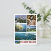 Salomonen - Mosaik - Postkarte (Stehend Vorderseite)