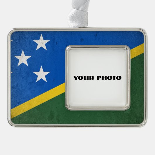 Salomonen Rahmen-Ornament Silber (Vorderseite)