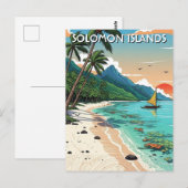Salomonen Reise Postkarte (Vorne/Hinten)