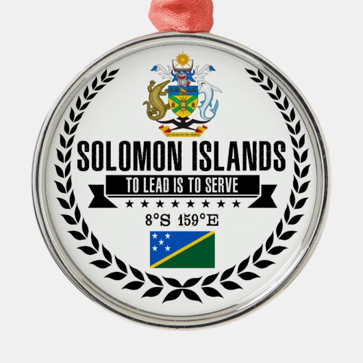 Salomonen Silbernes Ornament (Vorne)