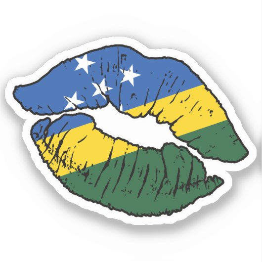 Salomonen Solomon Islander Lipstick-Liebe Aufkleber (Vorderseite)