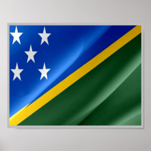 Salomonen - Wehnde Flagge - Poster