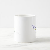 Salomonenflaggenkarte Kaffeetasse (Mittel)